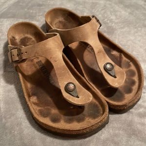 Birkenstocks size 38 leather